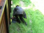 Ein Problem mit der Bremse unterwegs